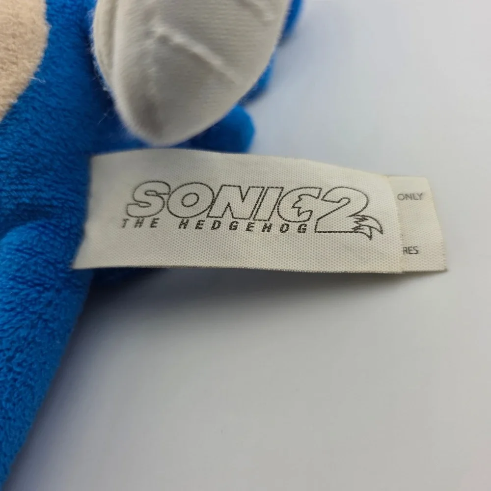 Sonic The Hedgehog 2 Movie Plush‎ Toy Blue Stuffed Animal Kids